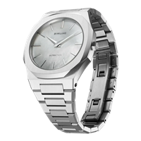 Watch D1 Milano Mop Silver Ultra Thin 34 mm  in Steel D1-UTBL19 - D1-UTBL19